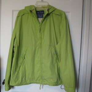 Men's Façonnable Façorain Polyurethane Coated Cotton Hooded Jacket XL